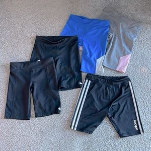 5 pair dri fit shorts